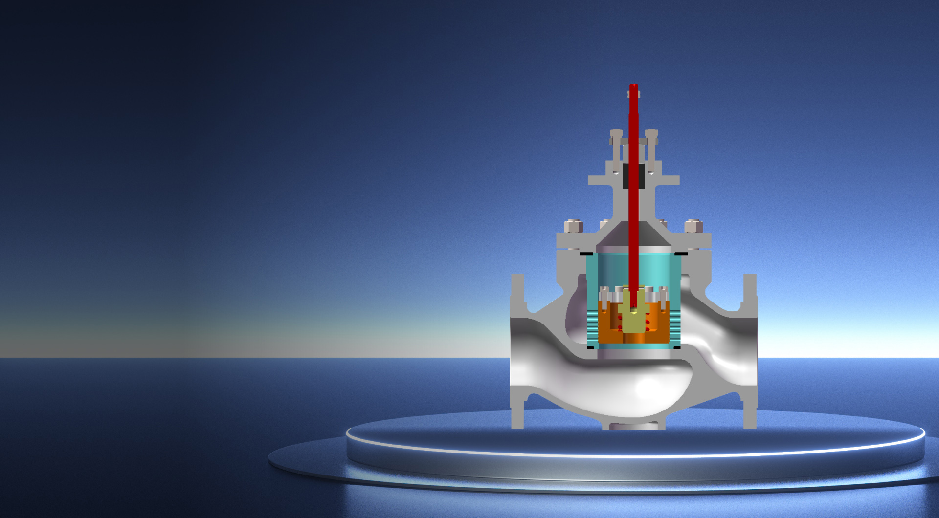 200MXSeries Pilot-Operated Balanced Cage Control Valve